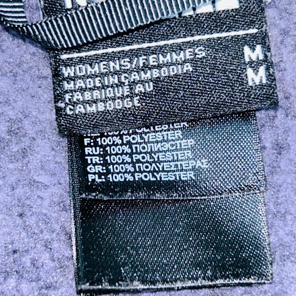 The North Face Fleece Hoodie M 1/4 Zip Pullover Gorpcore Athleisure Women - Picture 7 of 9